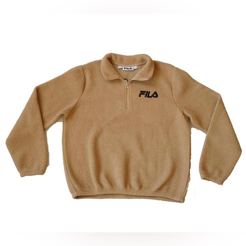 Vintage Fila Sport Sherpa Quarter Zip (Men’s Medium)
